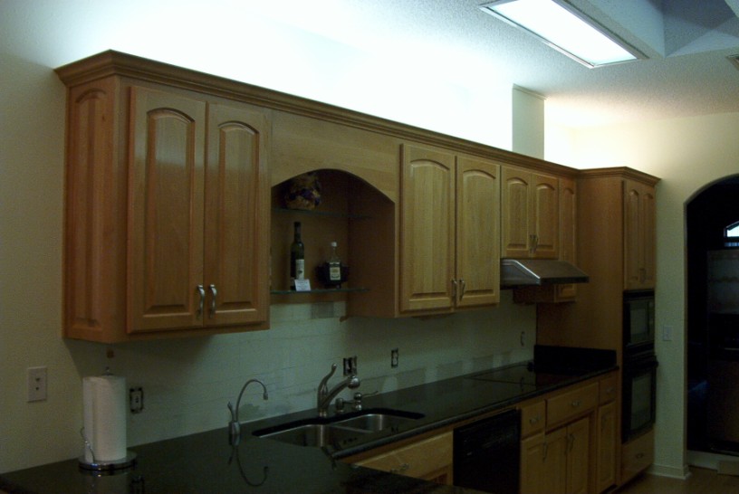 Beech Cabinet Refacing After Beech Cabinet Refacing After